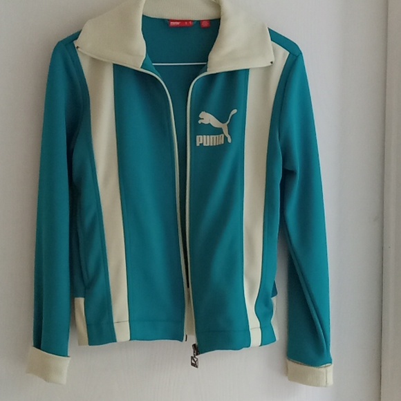PUMA | Track Jacket ( Turquoise/Blue)  zipper closure - Picture 11 of 12